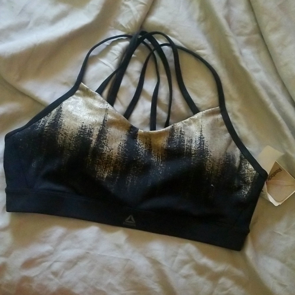 Reebok strappy sports bra